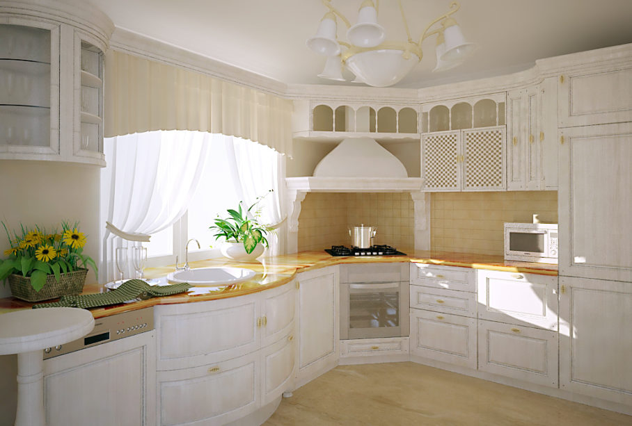 классический стиль в кухонном интерьере 3